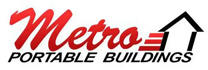 A red and black logo for metropole cable building.