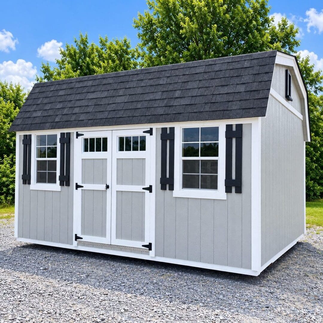 12x16 Super Mini Barn 71326 exterior display building